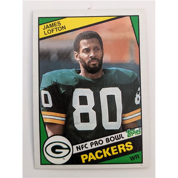 James Loften Football Trading Card - Topps #272 1984