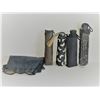 Image 1 : LOT OF 4 UMBRELLAS IN LEATHER BAG