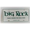 Image 1 : BIG ROCK ALBERTA 2000 LICENSE PLATE SIGN