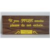 Image 1 : VINTAGE CYPRESS PARK SASK SMOKING SIGN