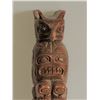 Image 3 : VINTAGE TOTEM POLE SCULPTURE - 14.5 INCHES TALL