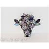 Image 1 : RHINESTONE FLORAL BOUQUET BROOCH SWAVORSKI?