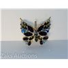 Image 2 : EYE CATCHING BUTTERLY RHINESTONE BROOCH VTG