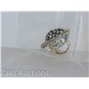 Image 2 : NEW IN PACKAGE RHINESTONE LEAF EARRINGS