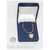 Image 1 : DELICATE CLEAR RHINESTONE HEART NECKLACE