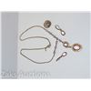 Image 1 : LAVENDER NECKLACE AND EARRING SET