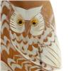 Image 3 : Rare White Buffalo Horn Scrimshaw Owl (CLB-256) (CLB-256)