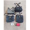 Image 1 : Four Handbags A Wallet & Card Holder
