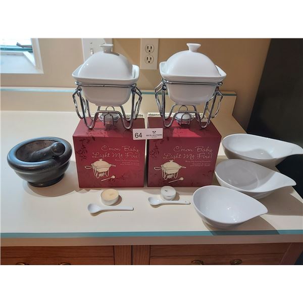 2 Warm Dip Serving Ensemble