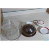 Image 1 : Krosno Trifel Bowl, Italian Serving Dishes & Cheese Board with Plastic Dome