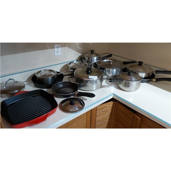 Assorted Pots & Pans