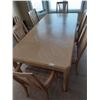 Image 1 : Drexel Dining Room Table with 2 Leaves & 6 Chairs
