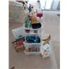 Image 1 : Plastic Organizer Full of Dog Supplies