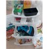 Image 3 : Plastic Organizer Full of Dog Supplies