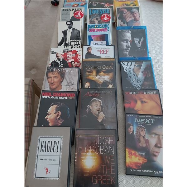 Assorted Movies & Blue Rays