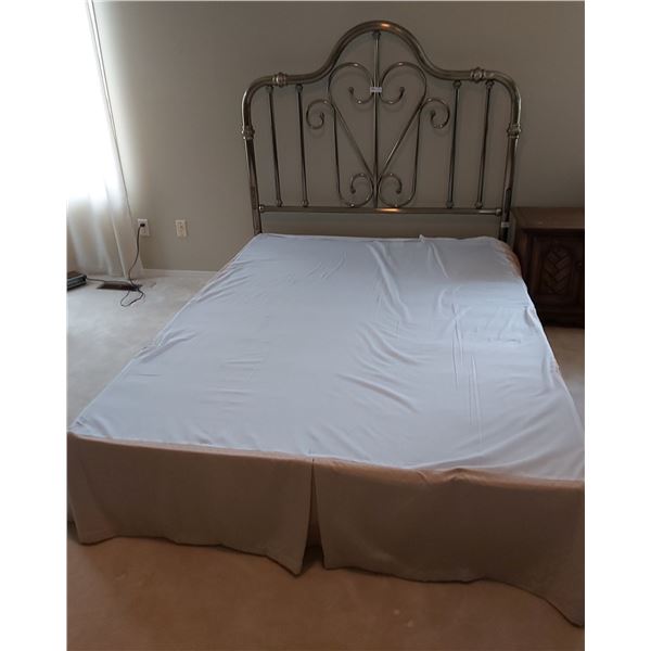 Queen Head Board, Bed Frame & Box Spring
