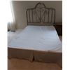 Image 1 : Queen Head Board, Bed Frame & Box Spring