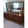 Image 2 : Long Wood Dresser With Mirror