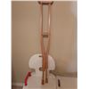 Image 4 : Bath Chair With Stool & Wood Crutches