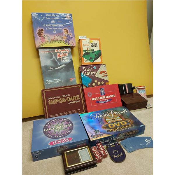 Assortment Of Board Games & Cards