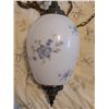 Image 2 : Vintage Painted Double Hanging Glass Light