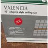 Image 2 : Valencia 52" Ceiling Fan New In Box
