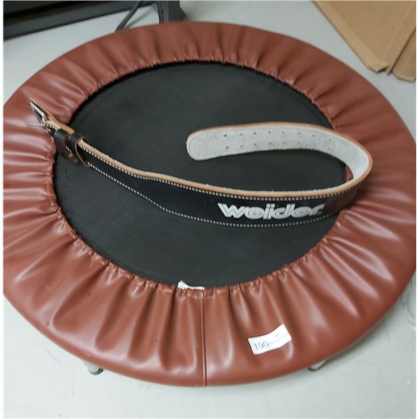Fitness Trampoline &  Weiider Weight Belt