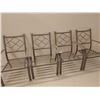 Image 2 : Four Patio Chairs (No Cushions)