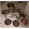 Image 1 : Assortment Of Pots & Pans With Crockpot & Thermoses