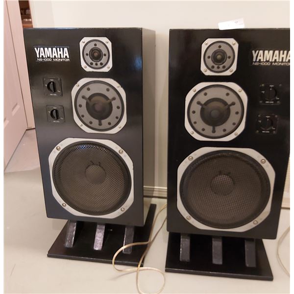 Two Yamaha NS-1000 Monitor Speakers