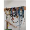 Image 1 : Assortment Of Extension Cords & Work Light