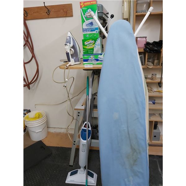 Bissell Steamer With Swiffer Mop & Ironing board