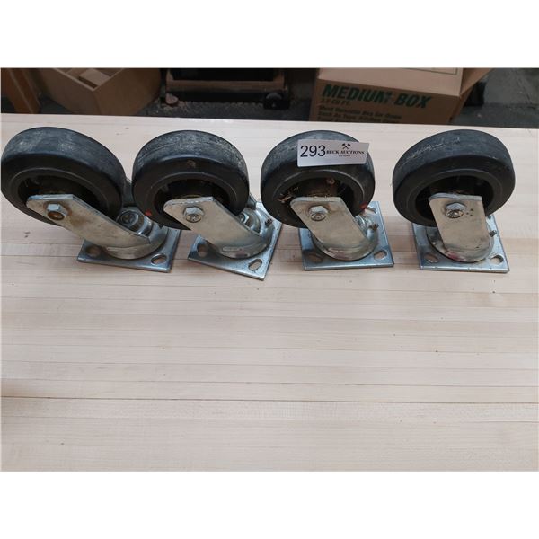 Four Trolley Wheels 5x2