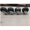 Image 1 : Four Trolley Wheels 5x2