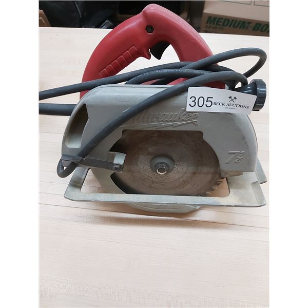 Milwaukie & 1/4" Circular Saw
