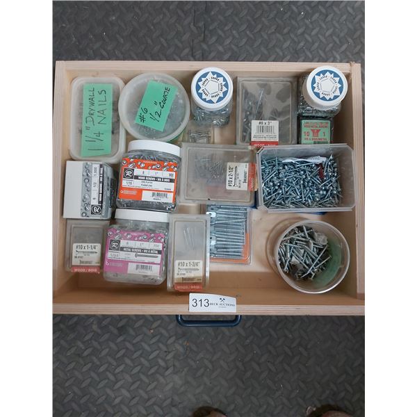Assortment Of Screws & Hardware