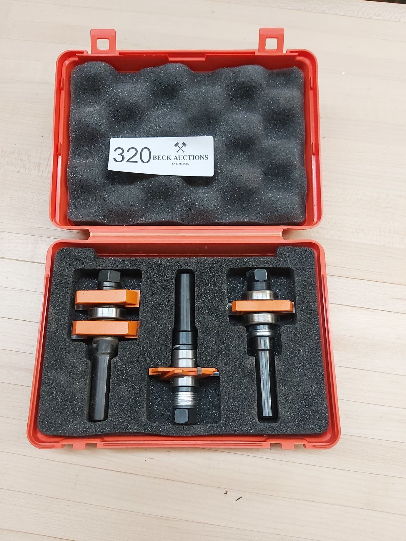 Orange Tool Adjustable Tongue And Groove Router Bit Set Beck Auctions