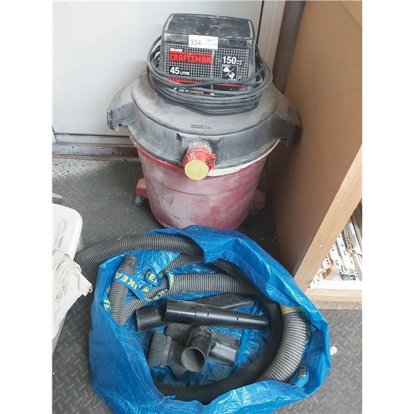 Craftsman 16" 45 liter Shop Vac With Attachments Beck Auctions Inc.