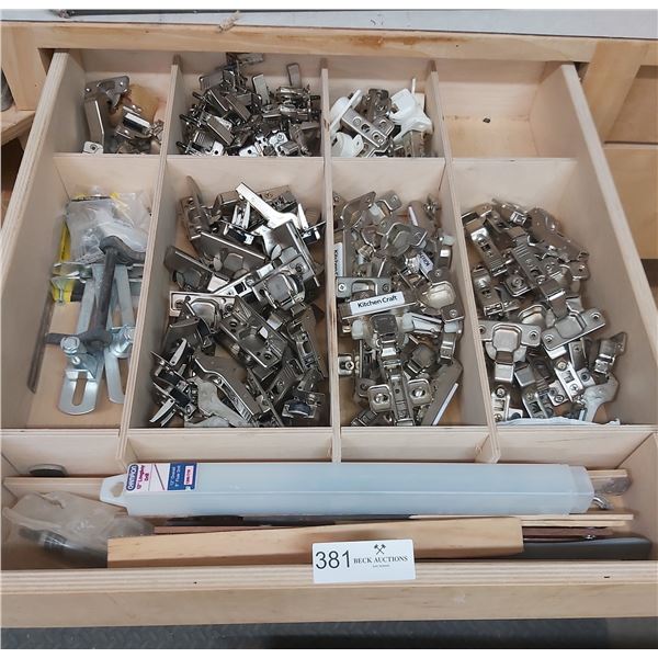 Hinges Galore & 12" Long Boy Drill Bit
