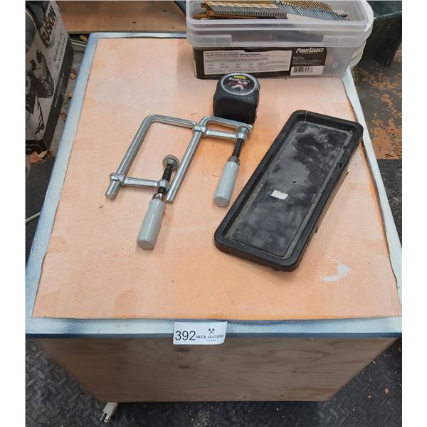 Wooden Storage Box on Wheels with Removable Lid & Contents