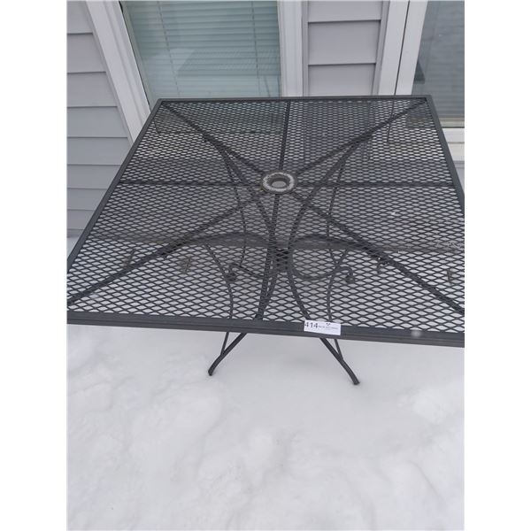 Metal Patio Table 36" x 36" x 26 " High