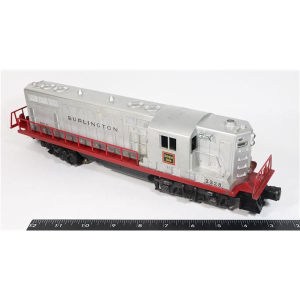LIONEL 2328 BURLINGTON ROUTE ENGINE - TESTED -