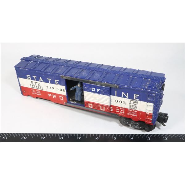 LIONEL 3494-275 STATE OF MAINE WITH MAN