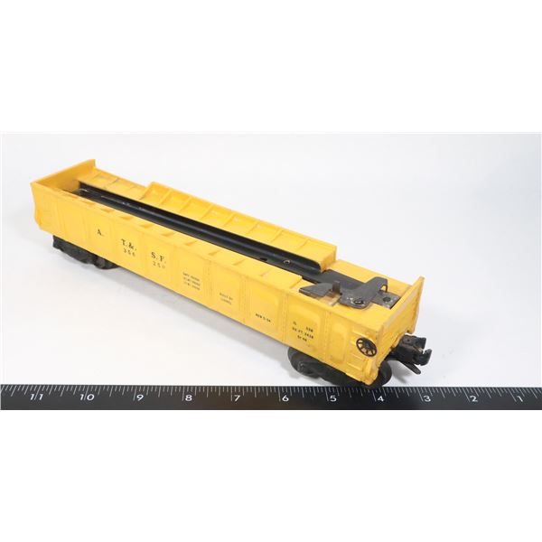 LIONEL POSTWAR 3562-50 YELLOW AT&SF OPERATING