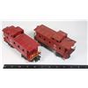 Image 1 : 2 LIONEL 6257 CABOOSE - 1 DAMAGED
