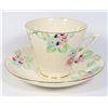 Image 1 : PHOENIX WARE PINK AND BLUE FLOWER PATTERN TEACUP