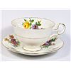 Image 1 : ADDERLY WILDFLOWERS PATTERN TEA CUP AND SAUCER