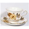 Image 1 : QUEEN ANNE PATTERN #8620 TEACUP AND SAUCER