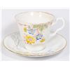 MELBA BONE CHINA TEACUP AND SAUCER MADE BY SAME