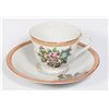 Image 1 : FLOWER PATTERN TEA CUP AND SAUCER